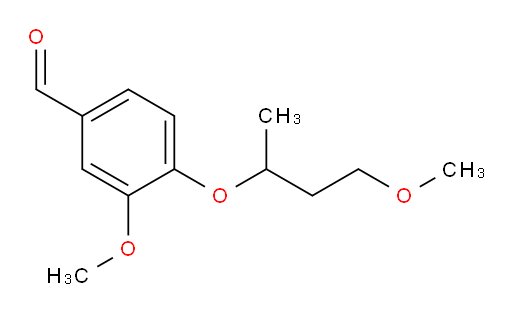 3-methoxy-4-((4-methoxybutan-2-yl)oxy)benzaldehyde