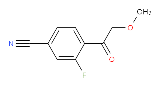 3-fluoro-4-(2-methoxyacetyl)benzonitrile