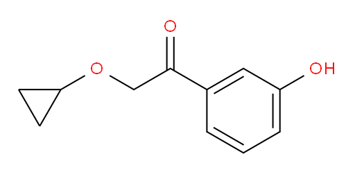 2-cyclopropoxy-1-(3-hydroxyphenyl)ethanone