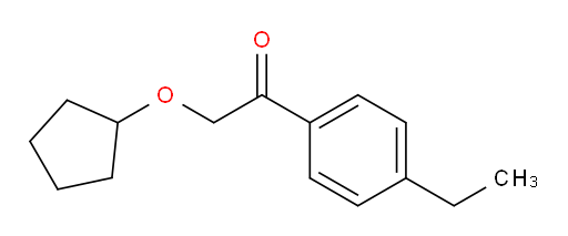 2-(cyclopentyloxy)-1-(4-ethylphenyl)ethanone