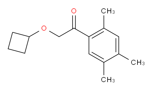 2-cyclobutoxy-1-(2,4,5-trimethylphenyl)ethanone
