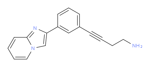 4-(3-(imidazo[1,2-a]pyridin-2-yl)phenyl)but-3-yn-1-amine
