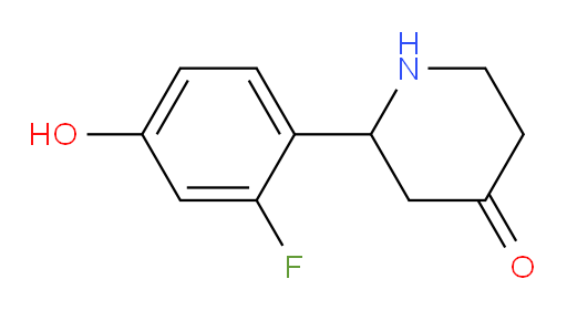 2-(2-fluoro-4-hydroxyphenyl)piperidin-4-one
