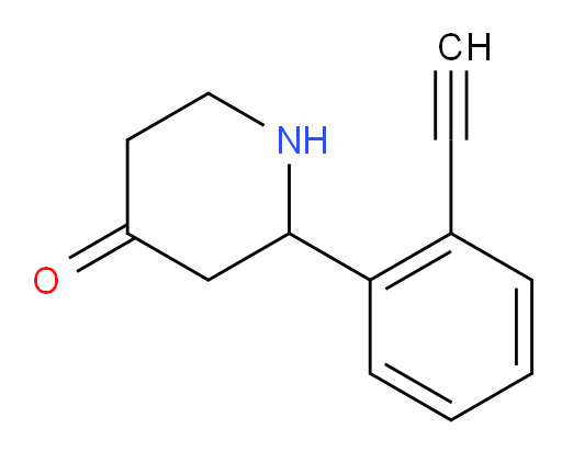 2-(2-ethynylphenyl)piperidin-4-one
