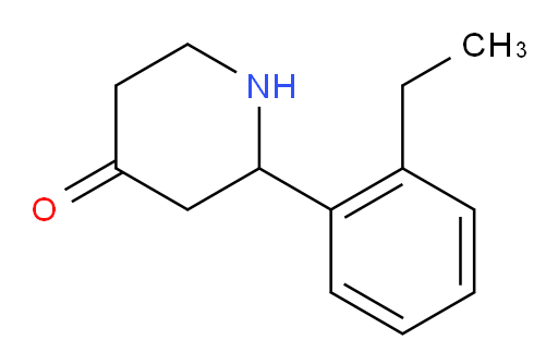 2-(2-ethylphenyl)piperidin-4-one