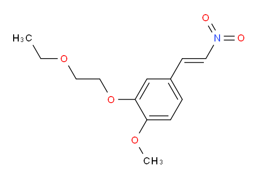(E)-2-(2-ethoxyethoxy)-1-methoxy-4-(2-nitrovinyl)benzene
