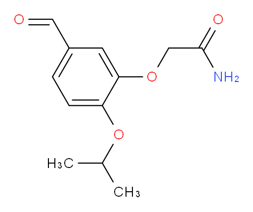 2-(5-formyl-2-isopropoxyphenoxy)acetamide