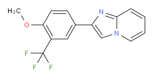 2-(4-methoxy-3-(trifluoromethyl)phenyl)imidazo[1,2-a]pyridine