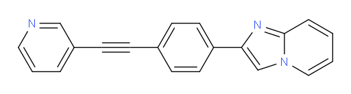 2-(4-(pyridin-3-ylethynyl)phenyl)imidazo[1,2-a]pyridine