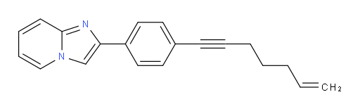 2-(4-(hept-6-en-1-yn-1-yl)phenyl)imidazo[1,2-a]pyridine