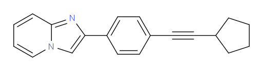 2-(4-(cyclopentylethynyl)phenyl)imidazo[1,2-a]pyridine