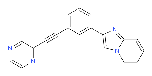 2-(3-(pyrazin-2-ylethynyl)phenyl)imidazo[1,2-a]pyridine