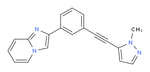 2-(3-((1-methyl-1H-pyrazol-5-yl)ethynyl)phenyl)imidazo[1,2-a]pyridine