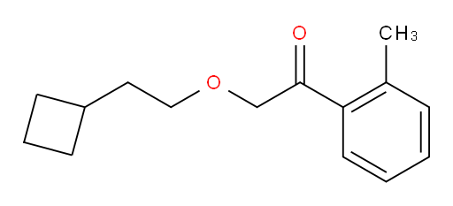 2-(2-cyclobutylethoxy)-1-(o-tolyl)ethanone