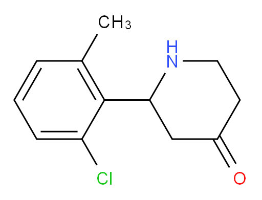 2-(2-chloro-6-methylphenyl)piperidin-4-one