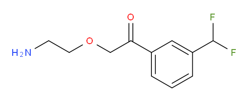 2-(2-aminoethoxy)-1-(3-(difluoromethyl)phenyl)ethanone