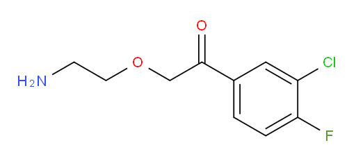2-(2-aminoethoxy)-1-(3-chloro-4-fluorophenyl)ethanone