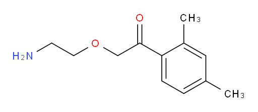 2-(2-aminoethoxy)-1-(2,4-dimethylphenyl)ethanone