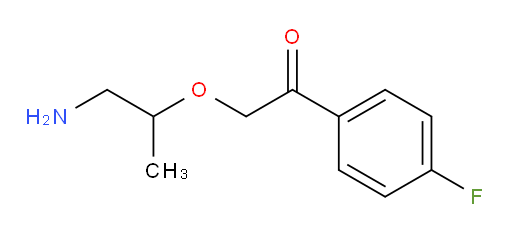 2-((1-aminopropan-2-yl)oxy)-1-(4-fluorophenyl)ethanone