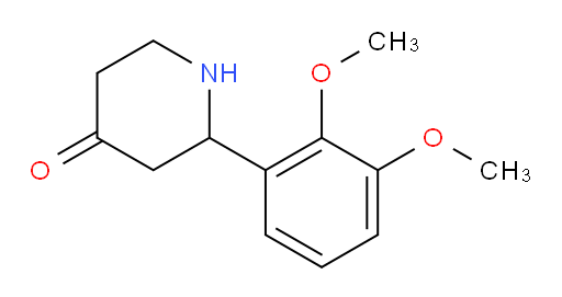 2-(2,3-dimethoxyphenyl)piperidin-4-one