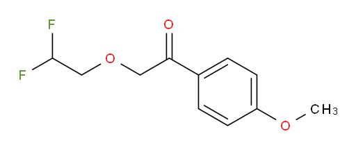 2-(2,2-difluoroethoxy)-1-(4-methoxyphenyl)ethanone