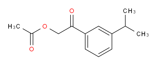 2-(3-isopropylphenyl)-2-oxoethyl acetate