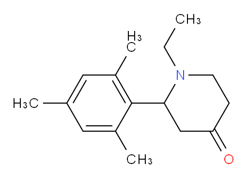 1-ethyl-2-mesitylpiperidin-4-one