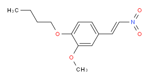 (E)-1-butoxy-2-methoxy-4-(2-nitrovinyl)benzene