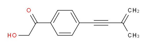 2-hydroxy-1-(4-(3-methylbut-3-en-1-yn-1-yl)phenyl)ethanone