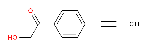 2-hydroxy-1-(4-(prop-1-yn-1-yl)phenyl)ethanone
