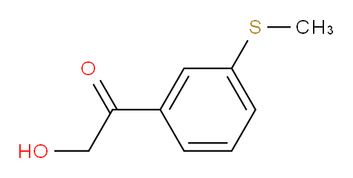 2-hydroxy-1-(3-(methylthio)phenyl)ethanone