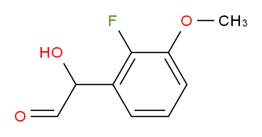 2-(2-fluoro-3-methoxyphenyl)-2-hydroxyacetaldehyde