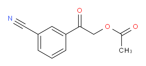 2-(3-cyanophenyl)-2-oxoethyl acetate