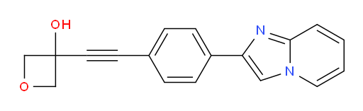 3-((4-(imidazo[1,2-a]pyridin-2-yl)phenyl)ethynyl)oxetan-3-ol