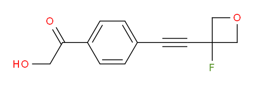 1-(4-((3-fluorooxetan-3-yl)ethynyl)phenyl)-2-hydroxyethanone