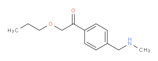 1-(4-((methylamino)methyl)phenyl)-2-propoxyethanone