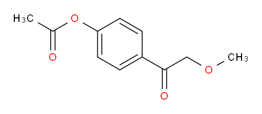 4-(2-methoxyacetyl)phenyl acetate