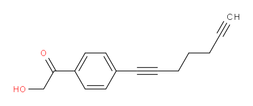 1-(4-(hepta-1,6-diyn-1-yl)phenyl)-2-hydroxyethanone
