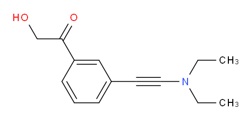 1-(3-((diethylamino)ethynyl)phenyl)-2-hydroxyethanone