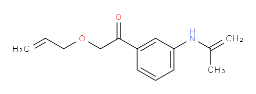 2-(allyloxy)-1-(3-(prop-1-en-2-ylamino)phenyl)ethanone