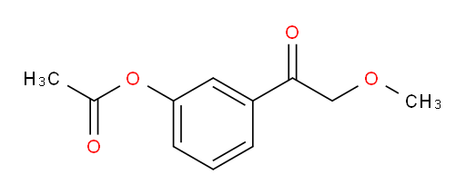 3-(2-methoxyacetyl)phenyl acetate
