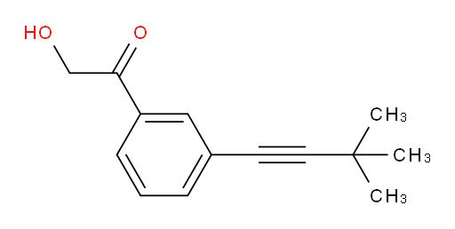 1-(3-(3,3-dimethylbut-1-yn-1-yl)phenyl)-2-hydroxyethanone
