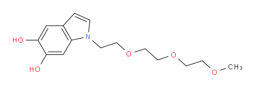 1-(2-(2-(2-methoxyethoxy)ethoxy)ethyl)-1H-indole-5,6-diol