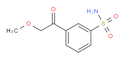 3-(2-methoxyacetyl)benzenesulfonamide