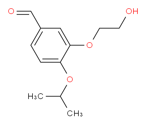 3-(2-hydroxyethoxy)-4-isopropoxybenzaldehyde