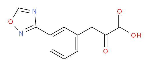 3-(3-(1,2,4-oxadiazol-3-yl)phenyl)-2-oxopropanoic acid