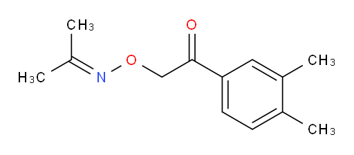 1-(3,4-dimethylphenyl)-2-((propan-2-ylideneamino)oxy)ethanone