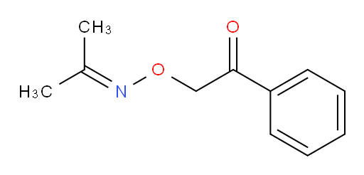 1-phenyl-2-((propan-2-ylideneamino)oxy)ethanone