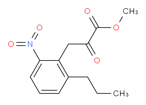 methyl 3-(2-nitro-6-propylphenyl)-2-oxopropanoate