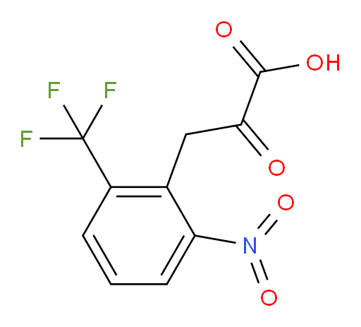 3-(2-nitro-6-(trifluoromethyl)phenyl)-2-oxopropanoic acid